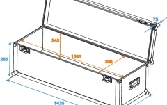 Cutie de transport Roadinger Universal Case Pro 140x30x30cm