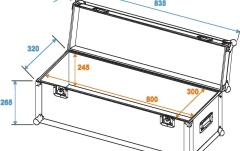 Cutie de transport Roadinger Universal Case Pro 80x30x30cm