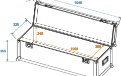 Cutie de transport universală Roadinger Universal Case Pro 100x30x30cm