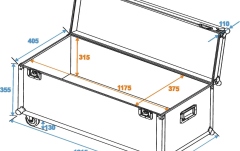 Cutie de transport universală Roadinger Universal Transport Case 120x40cm with wheels