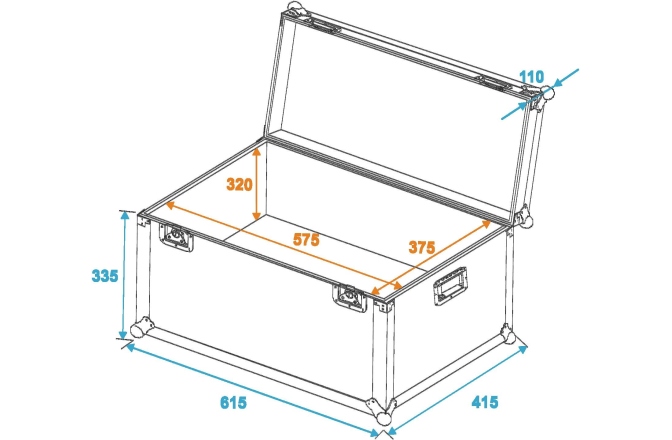 Cutie de transport universală Roadinger Universal Transport Case 60x40cm