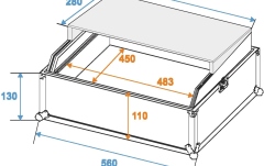Cutie mixer/controler Roadinger Mixer case Pro LS-19