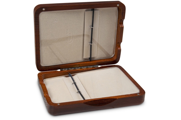 Etui ancii Saxofon Tenor 6 Ancii Brun-roscat lacuit