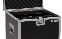 Cutie pentru transportul luminilor Roadinger Flightcase 2x Audience Blinder 4x100W LED COB CW/WW