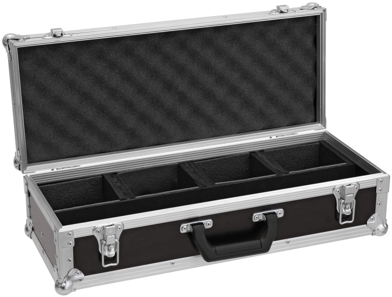 Roadinger Flightcase 4x AKKU Mini IP UP-4 QCL Spot