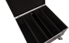 Cutie pentru transportul luminilor Roadinger Flightcase 4x LED PLL-480