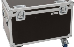 Cutie pentru transportul luminilor Roadinger Flightcase 4x LED Theatre COB 200 series, with wheels