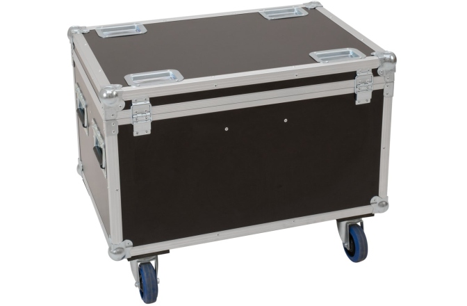 Cutie pentru transportul luminilor Roadinger Flightcase 4x LED Theatre COB 200 series, with wheels