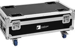 Cutie pentru transportul luminilor Roadinger Flightcase 6x AKKU IP UP-4 Plus HCL Spot WDMX with Charging Function