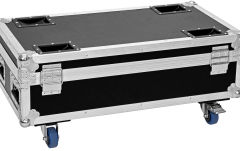 Cutie pentru transportul luminilor Roadinger Flightcase 6x AKKU IP UP-4 Plus HCL Spot WDMX with Charging Function