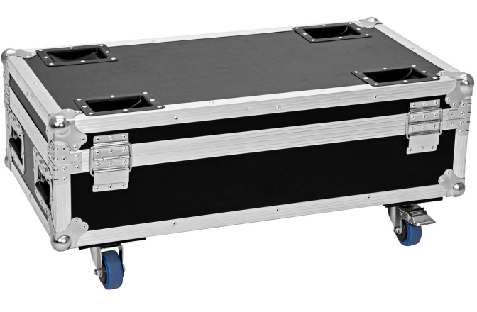 Cutie pentru transportul luminilor Roadinger Flightcase 6x AKKU IP UP-4 Plus HCL Spot WDMX with Charging Function