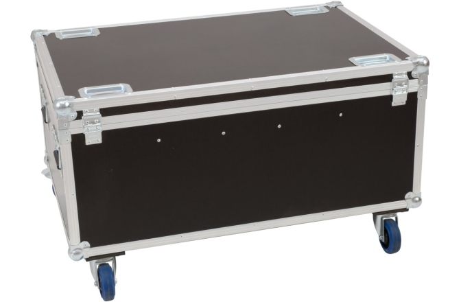 Cutie pentru transportul luminilor Roadinger Flightcase 8x LED IP PAR 12x8W QCL/12x9 SQL Spot with wheels