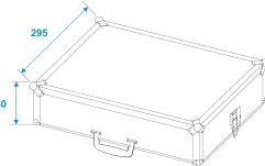 Cutie pentru transportul luminilor Roadinger Flightcase Easy Show