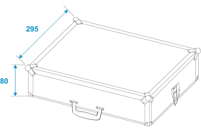 Cutie pentru transportul luminilor Roadinger Flightcase Easy Show
