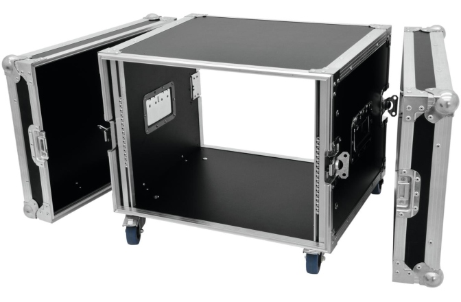 Cutie rack Roadinger Rack Profi 8U 45cm with wheels