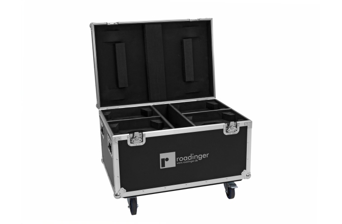 Cutie transport lumini Roadinger Flightcase 4x EYE-740 MK2 with wheels