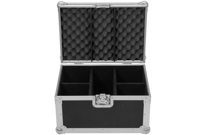 Cutie transport lumini Roadinger Flightcase 4x SILENT PAR 6 QCL FLOOR