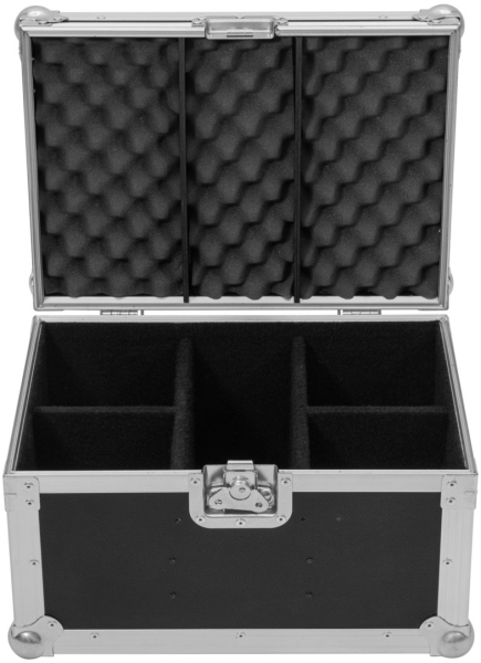 Roadinger Flightcase 4x SILENT PAR 6 QCL FLOOR