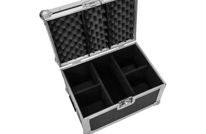 Cutie transport lumini Roadinger Flightcase 4x SILENT PAR 6 QCL FLOOR