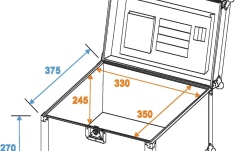 Cutie transport Roadinger Universal Document Case GR-2, bk