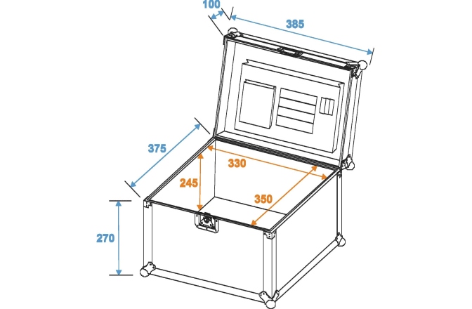 Cutie transport Roadinger Universal Document Case GR-2, bk