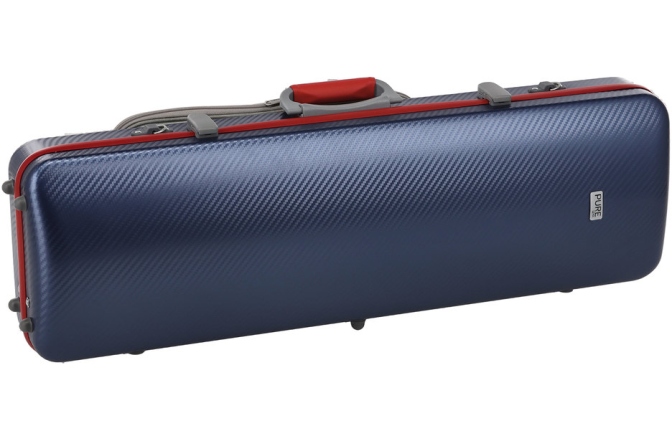 Cutie vioară Gewa Polycarbonat FUN 4/4 - 1/2 albastru / rosu