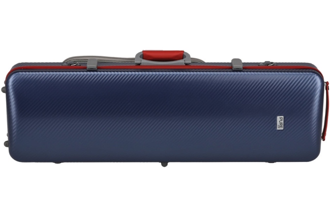 Cutie vioară Gewa Polycarbonat FUN 4/4 - 1/2 albastru / rosu