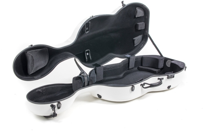 Cutie violoncel  Gewa Cutie violoncel POLYCARBONAT 4.6 4/4 alb Rolly