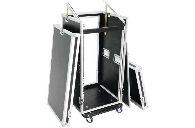 cutii cu rack Roadinger Special Combo Case Pro, 20U cu roți