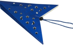 Decor crăciun Europalms Star Lantern, Paper, blue, 50 cm
