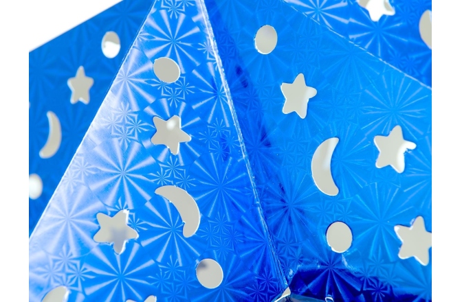 Decor crăciun Europalms Star Lantern, Paper, blue, 50 cm