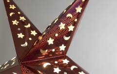 Decor crăciun Europalms Star Lantern, Paper, blue, 50 cm