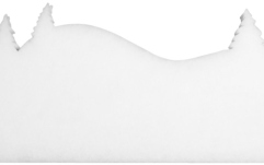 Decor iarnă Europalms Winter landscape made of  snow matting, flame retardant B1