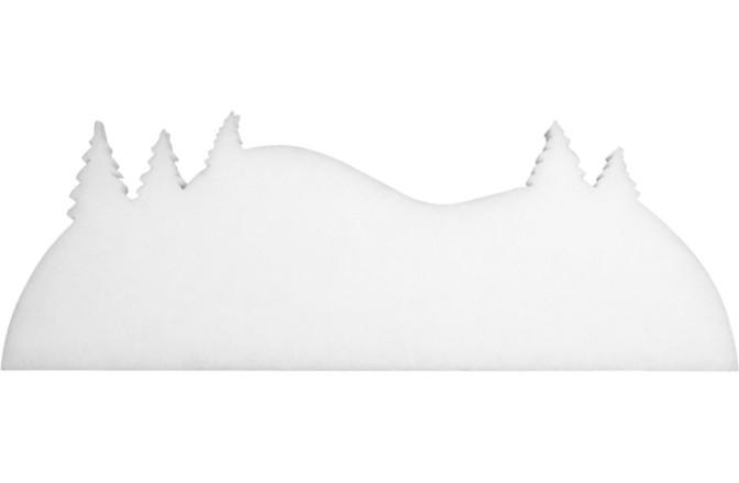 Decor iarnă Europalms Winter landscape made of  snow matting, flame retardant B1