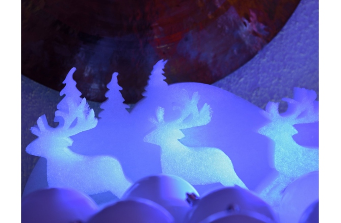 Decor iarnă Europalms Winter landscape made of  snow matting, flame retardant B1