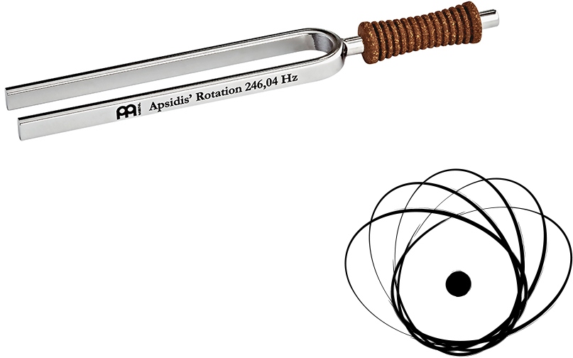 Meinl Planetary Tuned Tuning Fork, Apsidis' Rotation - 246.04 Hz