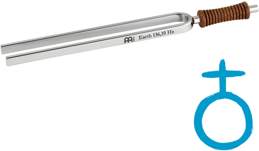 Meinl Tuning Fork - Earth - 136.10 Hz