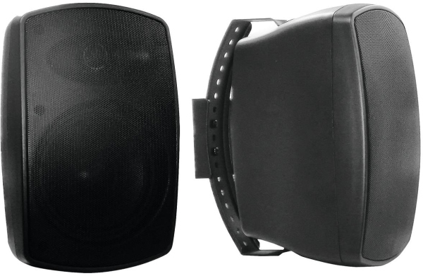 Omnitronic OD-4T Wall Black Weatherproof Pair