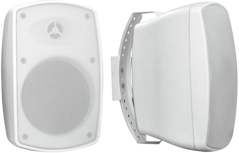 Omnitronic OD-6T Wall Speaker White Weatherproof Pair