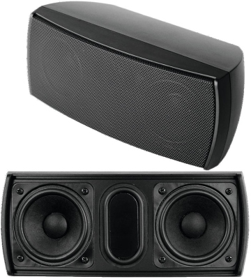 Omnitronic OD-22T Wall Black Weatherproof