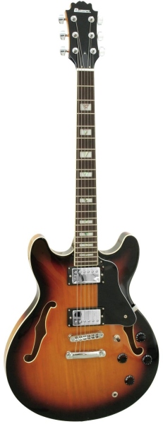 Dimavery SA-610 Jazz Guitar, Sunburst