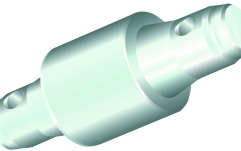 Distanțier Alutruss DECOLOCK Distance-Part 40mm bk