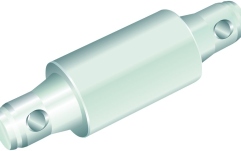 Distanțier Alutruss QUICK-LOCK Distance-Part 80mm bk