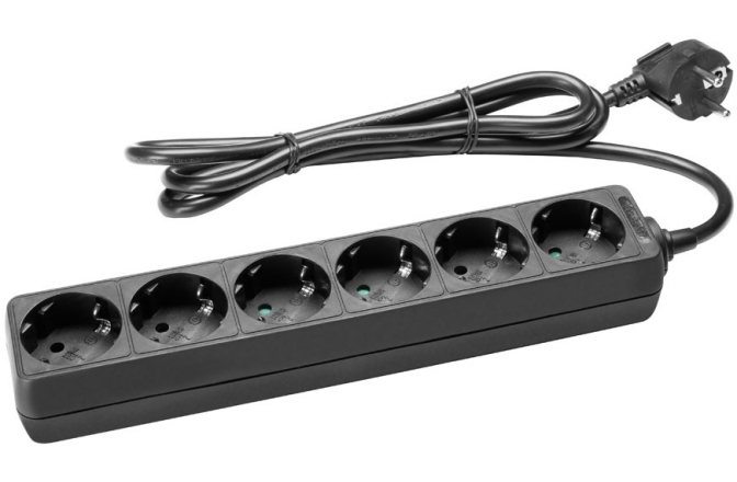 Distribuitor de Curent Adam Hall Power Strip 6-way 1.4m 8747 X 6