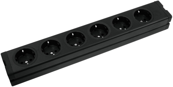 Eurolite Distributor 6-fold ALU bk