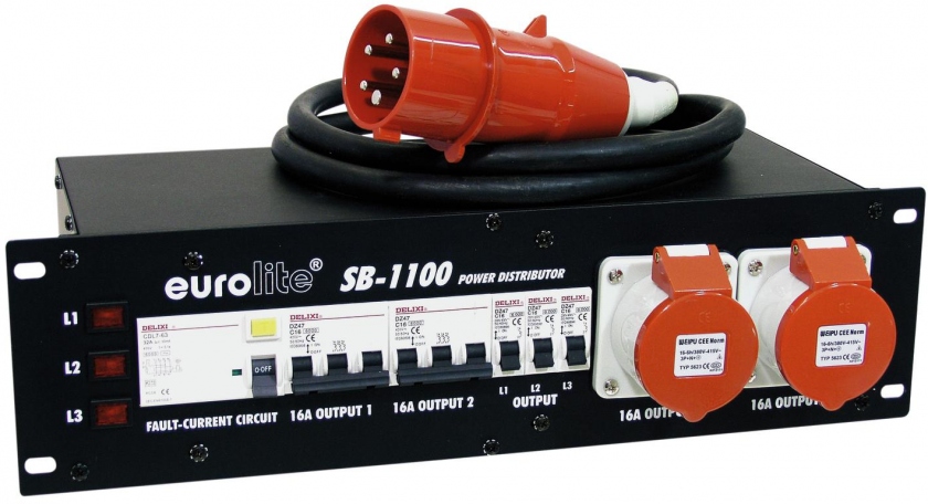 Eurolite SB-1100B Power Distributor 32A