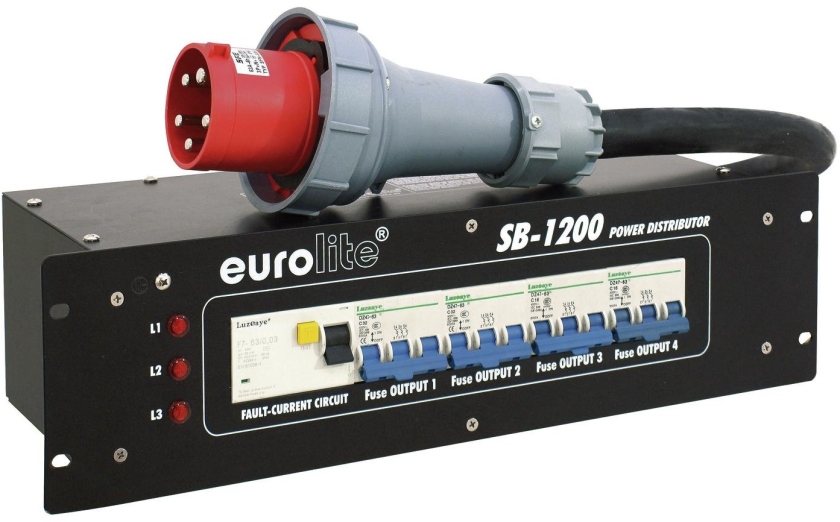 Eurolite SB-1200B Power Distributor 63A