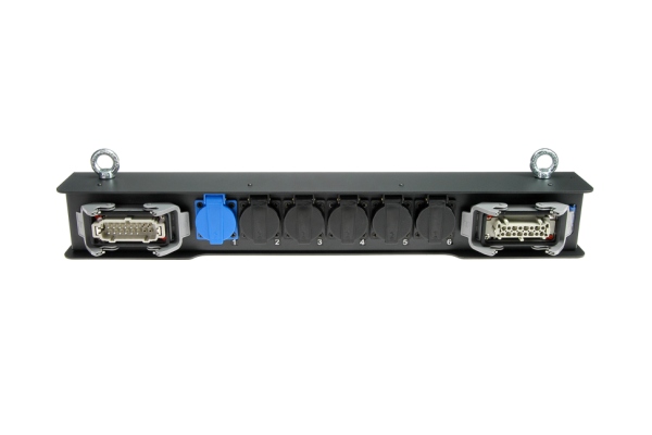 Klotz 6-channel power distribution BOXHAN 16E M/F - 6x Schuko F