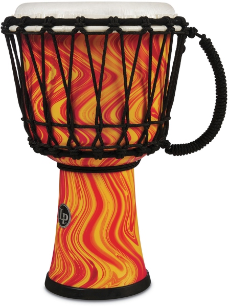 Latin Percussion Djembe Orange Marble