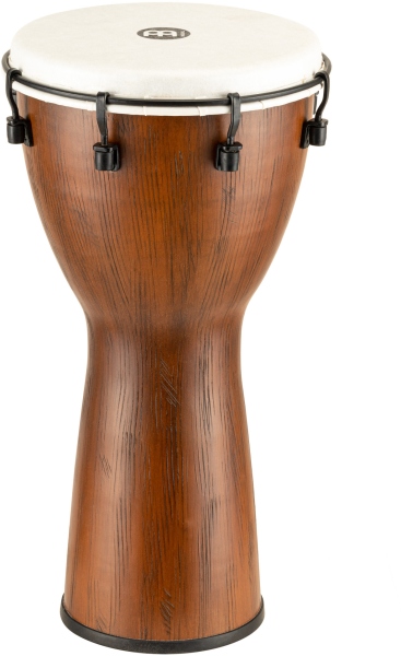 Meinl 10 Inch Synthetic Djembe, Synthetic Head, Barnwood